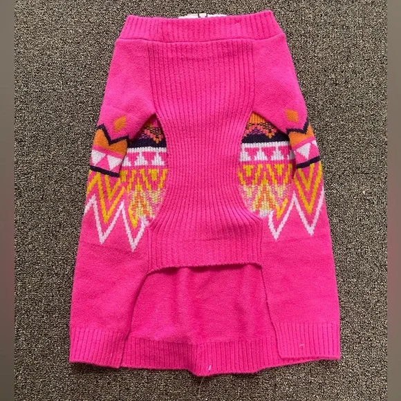 NWT XL Boots & Barkley Pink Dog Sweater - Picture 2 of 5